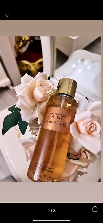 Victoria s Secret Victoria Secret Bare Vanilla Vücut Spreyi