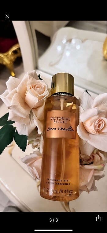 Victoria s Secret Victoria Secret Bare Vanilla Vücut Spreyi