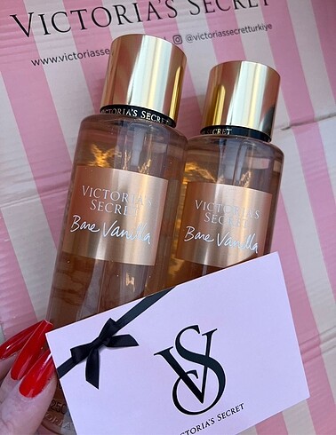 Victoria Secret 2 adet bare vanilla orjinal set