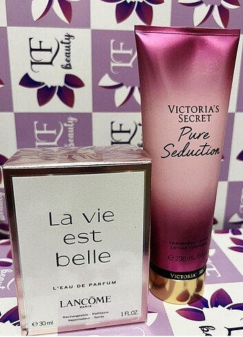 Victoria secret pure seduction losyon ve la vie este belle lüksp