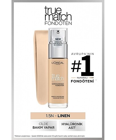 Loreal Paris True Match Fondoten