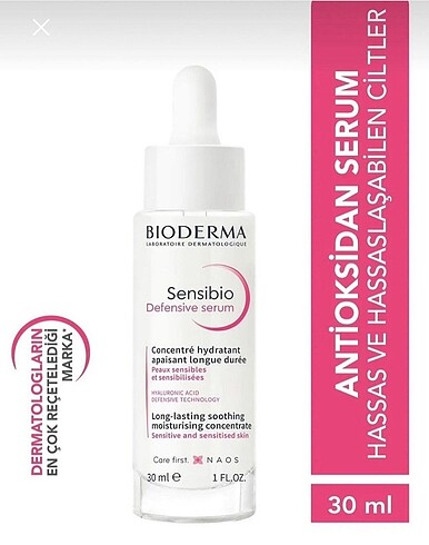 Bioderma Antioksidan Hassas Ciltler Bakım Serumu