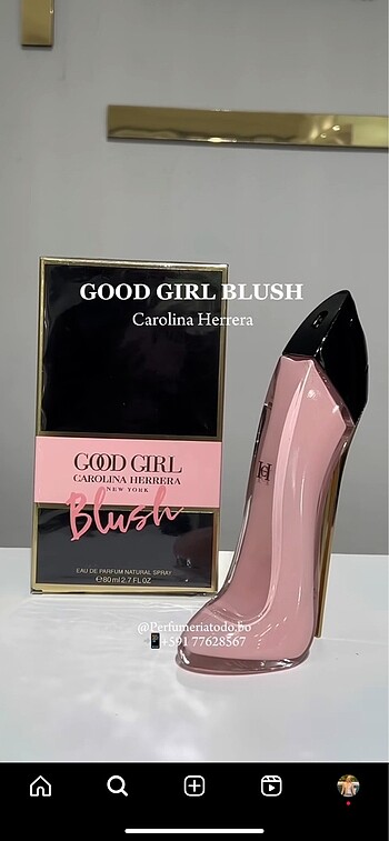 Carolina herrera good girl blush lüks parfüm