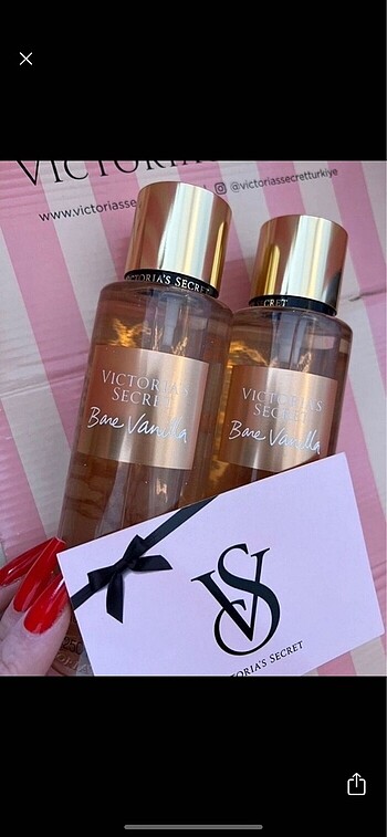Orjinal 2li victoria secret sprey