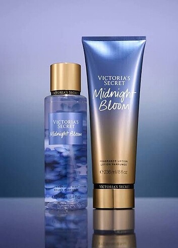 Victoria secret midnight bloom body sprey ve losyon set