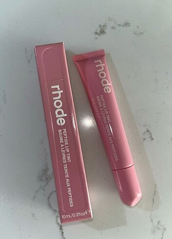 Beden pembe Renk Rhode Hailey bieber orjinal lipgloss