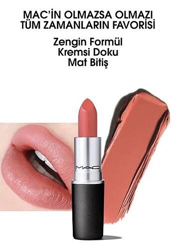 Mac velvet teddy lüks ruj 