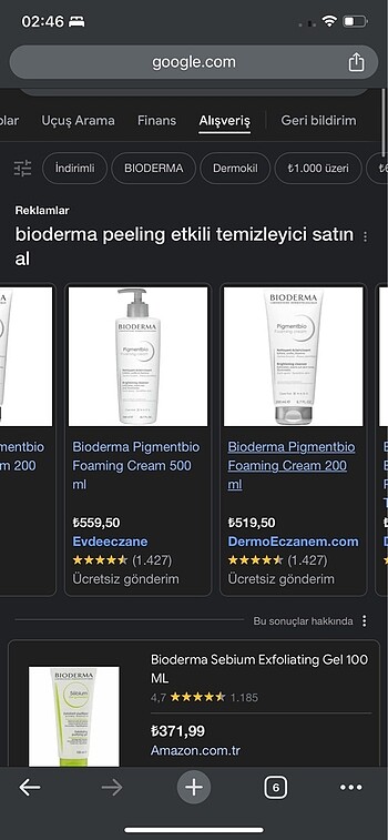 Bioderma Bioderma peeling etkili temizleyici