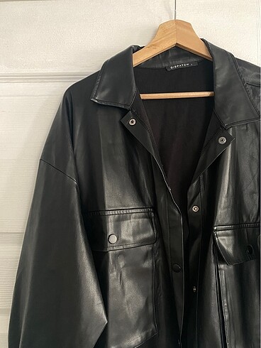 Stradivarius Oversize Lüks Deri Bomber Ceket