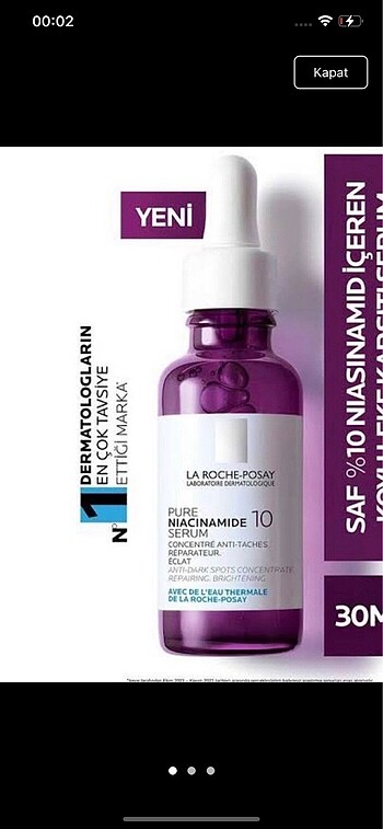 La roche Niacinamide serum