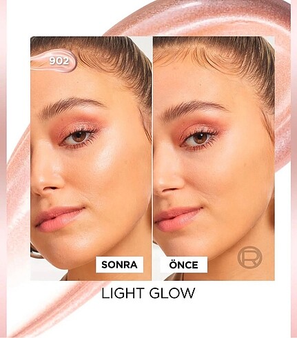  Beden Renk Maybelinne 902 light glow highlighter