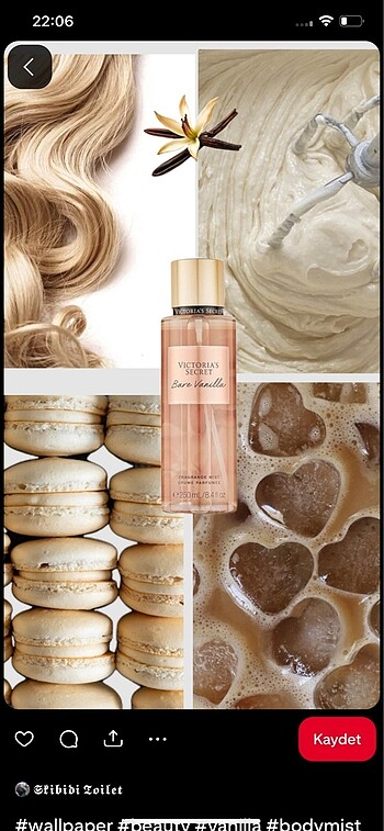 Victoria secret Bare vanilla body sprey parfüm