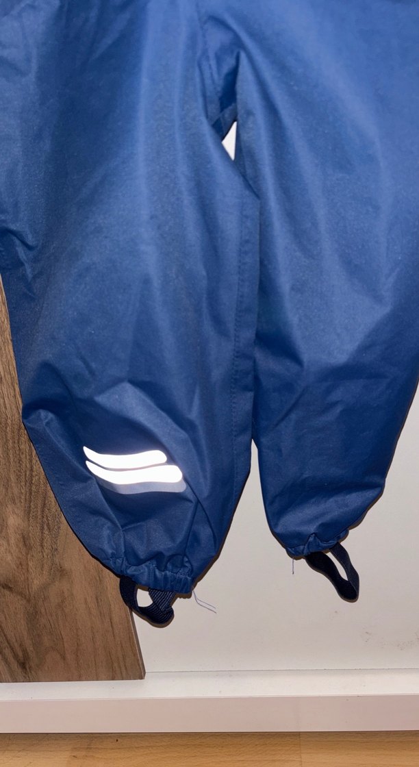 Erkek Çocuk Mavi Askılı Kemerli Tulum - Görsel 2