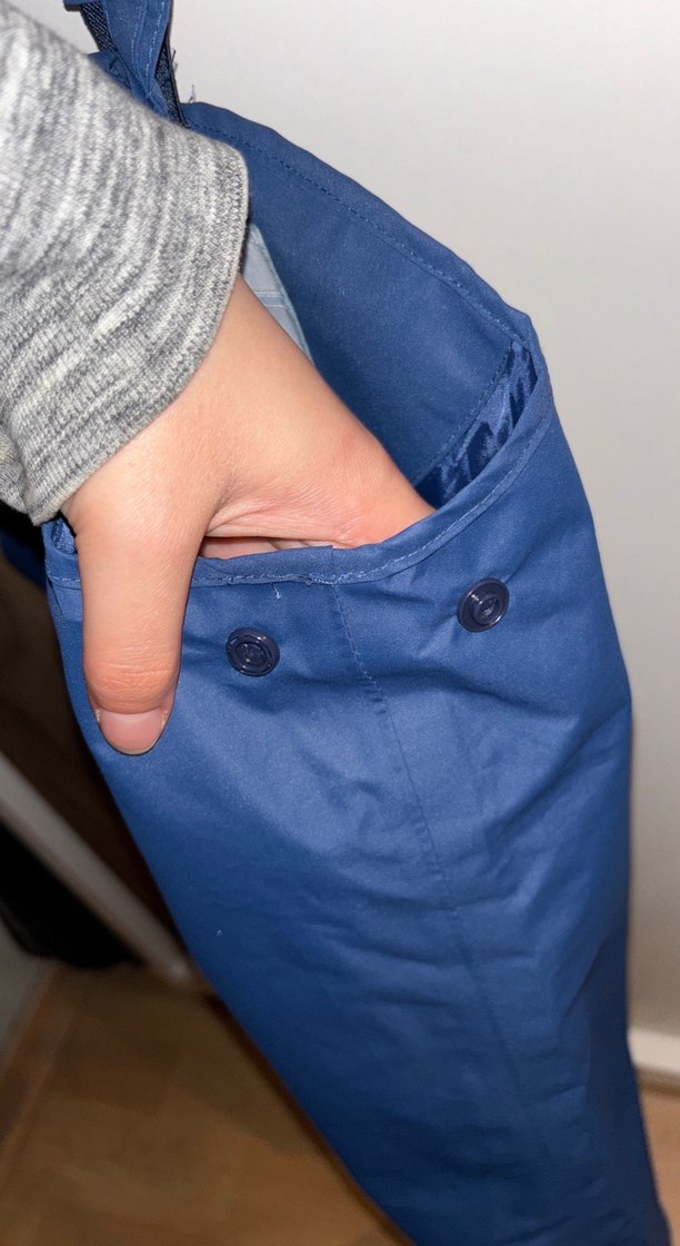 Erkek Çocuk Mavi Askılı Kemerli Tulum - Görsel 5