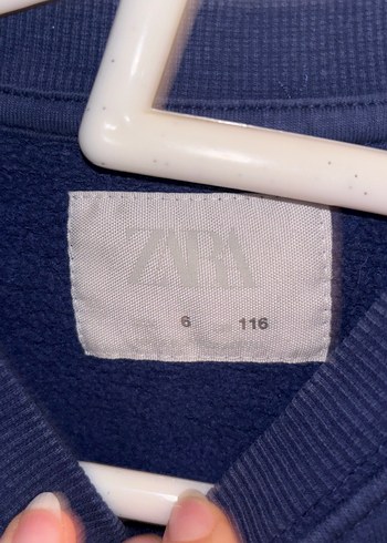 Lacivert Erkek Çocuk Denim Sweatshirt - Görsel 3