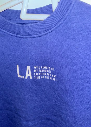 Lacivert Erkek Çocuk Denim Sweatshirt - Görsel 2