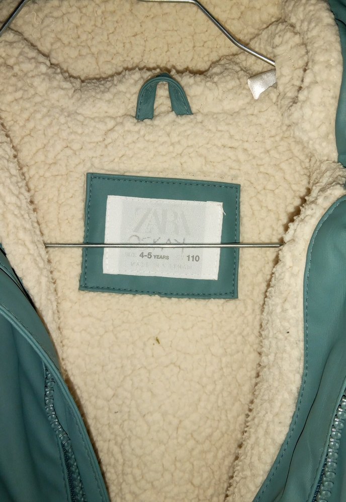 Yeşil Erkek Çocuk Peluş Astarlı Kaban - Görsel 2
