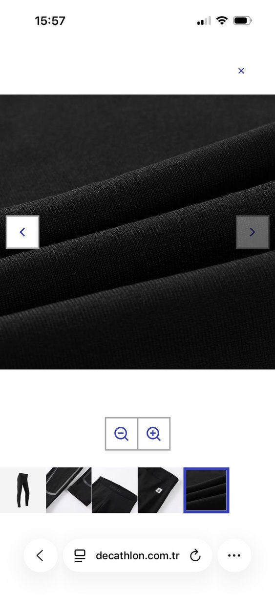 Çocuk Futbol Tayt İçlik - Siyah - Keepconfort 100 - Görsel 5