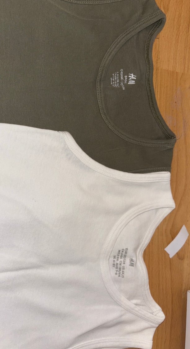 Çocuk Beyaz ve Gri Atlet 2'li Paket - Görsel 2