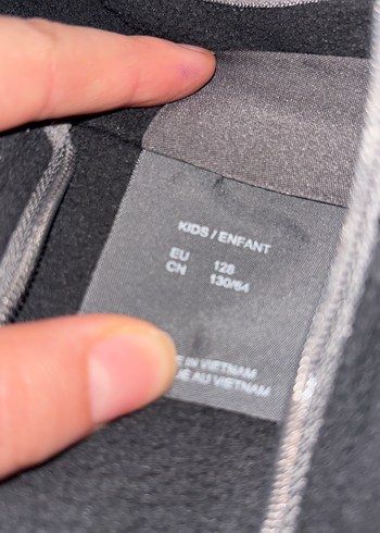 Erkek çocuk Siyah Fermuarlı Yüksek Yaka Sweatshirt - Görsel 4