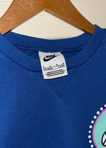 Erkek Çocuk Mavi Baskılı Sweatshirt - Görsel 4