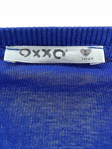 l Beden mavi Renk oxxo Bluz %70 İndirimli.