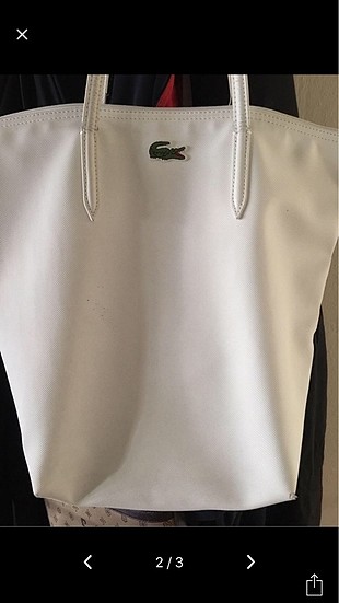 Orijinal Lacoste çanta