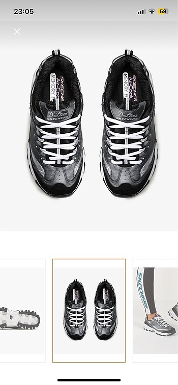 38,5 Beden siyah Renk Skechers 38,5 glimmer eve