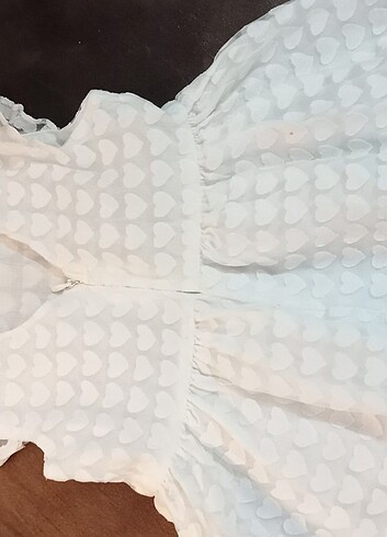 24-36 Ay Beden beyaz Renk Kız elbise