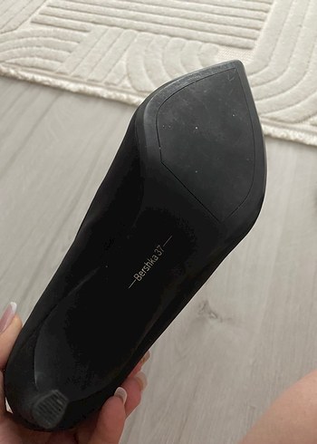 37 Beden siyah Renk Siyah Süet Stiletto Topuklu Kadın Bot