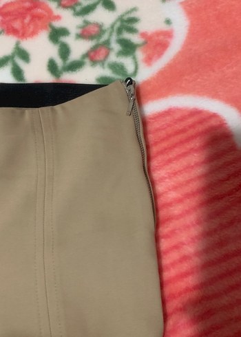 Bej Kumaş Kadın Pantolon - Görsel 2
