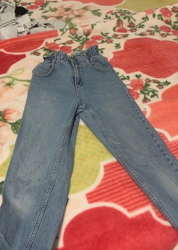 Düğmeli Midi Denim Kadın Pantolon - Görsel 3