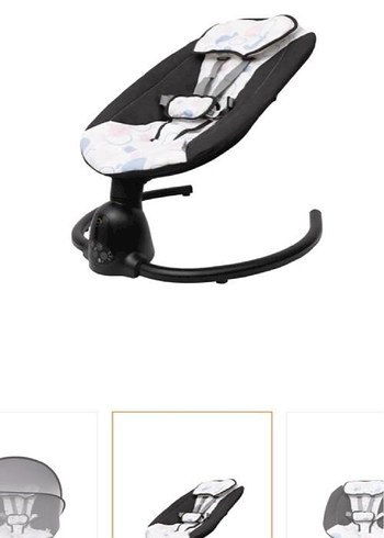 Gri Bebek Beşiği ve Sepeti - Görsel 6