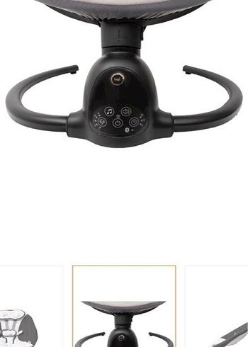 Gri Bebek Beşiği ve Sepeti - Görsel 5