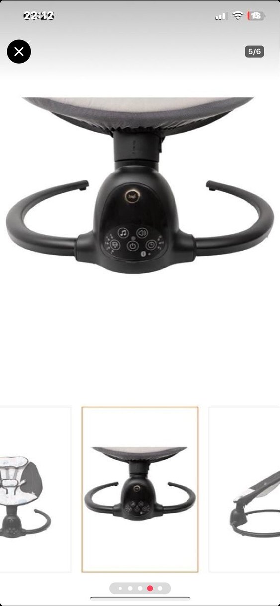 Gri Bebek Beşiği ve Sepeti - Görsel 5