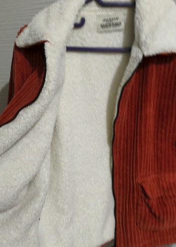 Düğmeli, Yakalı Kadın Kadife Ceket - Görsel 4