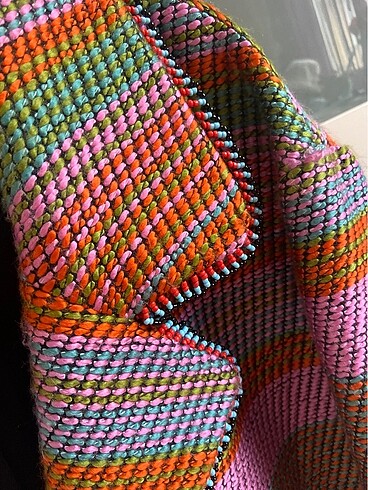 Twist Twist renkli mont ceket