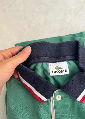 s/m Beden Lacoste Yeşil Kısa Kollu Polo Tişört