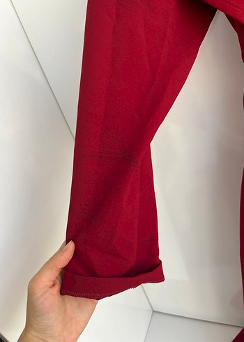 Bordo Kadın trenç - Görsel 3