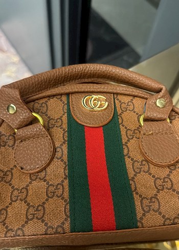 Kahverengi Deri Küçük El Çantası - Görsel 4