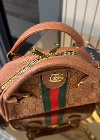 Kahverengi Deri Küçük El Çantası - Görsel 2