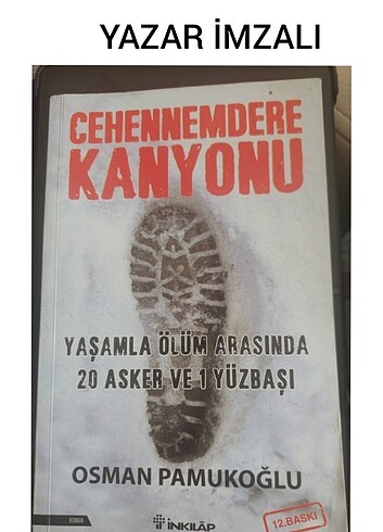 Cehennemdere kanyonu osman pamukoğlu imzalı 