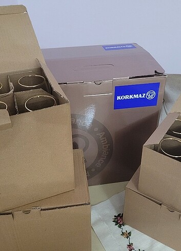 diğer Beden KORKMAZ Elegance 24 parça bardak seti