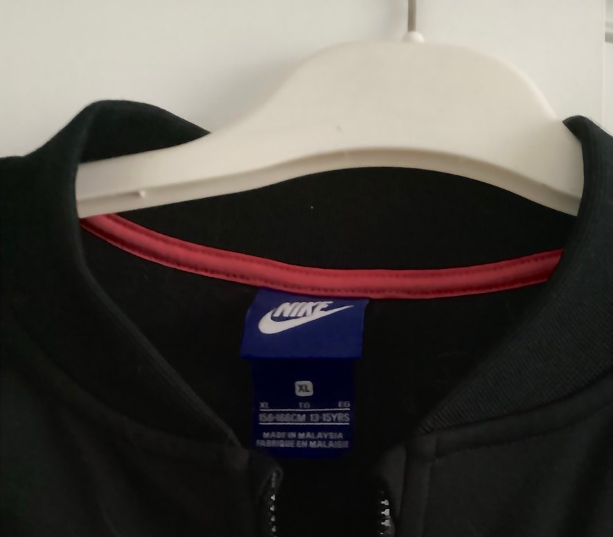 Nike Siyah Fermuarlı Spor Ceket - Görsel 2