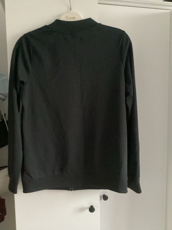 Nike Siyah Fermuarlı Spor Ceket - Görsel 3