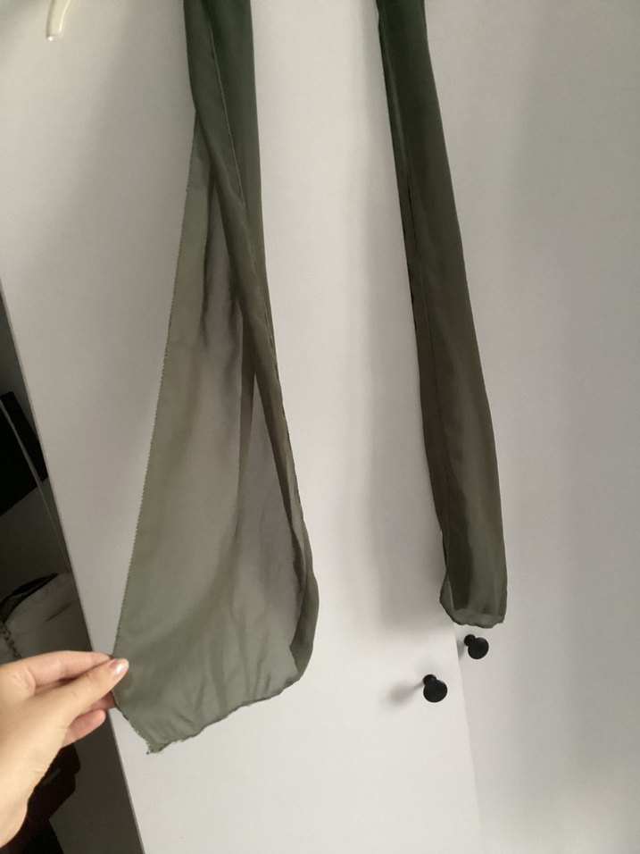 Haki Şal Fular - Görsel 2