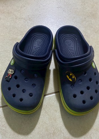 Erkek Çocuk Pop Kültür Desenli Mavi Terlik crocs orjinal - Görsel 6