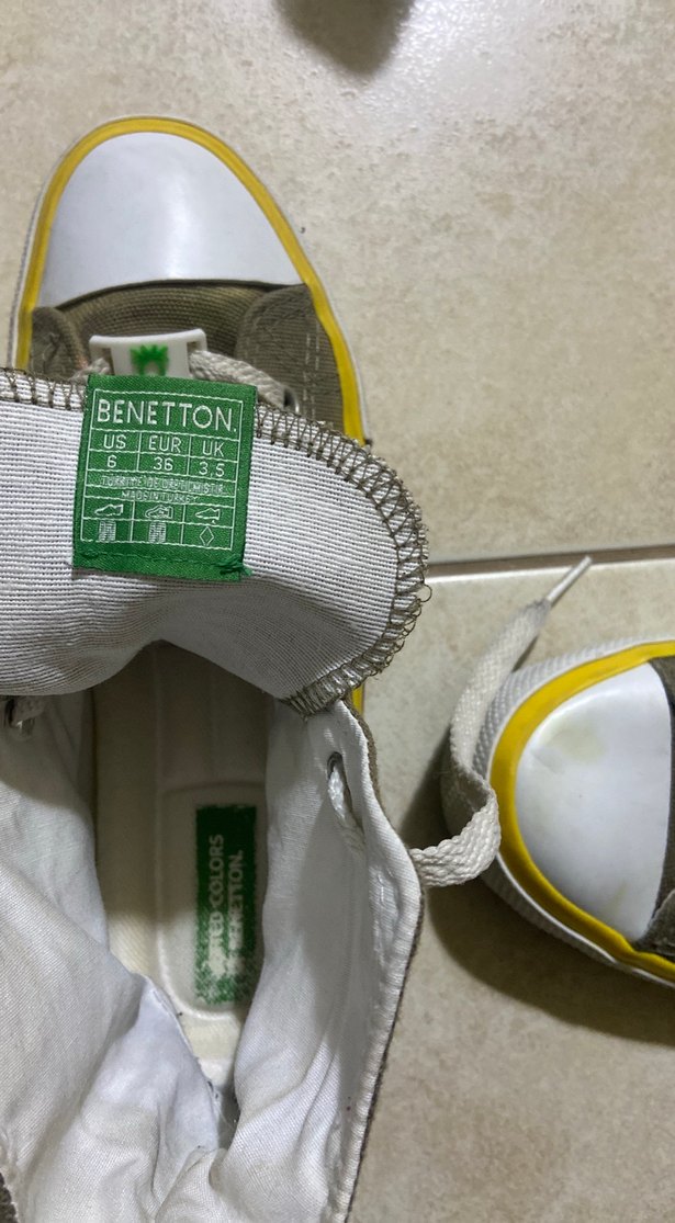 Kadın Yeşil Spor Ayakkabı Velcro Detaylı - Görsel 5