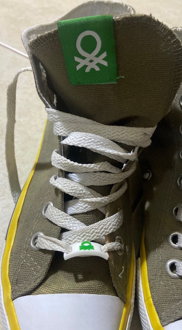 Kadın Yeşil Spor Ayakkabı Velcro Detaylı - Görsel 2