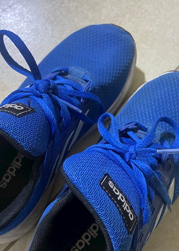 Erkek Çocuk Adidas Bağcıklı Mavi Spor Ayakkabı Adidas orijinal - Görsel 5